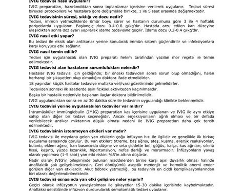 İVİG Nedir ve Nasıl Kullanılır?