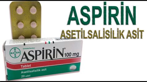 Aspirin 100 Mg Nedir? Ne İşe Yarar? Yan Etkileri