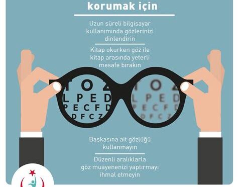 Göz Sağlığı İçin Öneriler: Göz Yorgunluğunu Azaltmak ve Görme Sağlığını Korumak