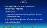 Antidepresan İlaçların İşleyişi ve Etki Mekanizması